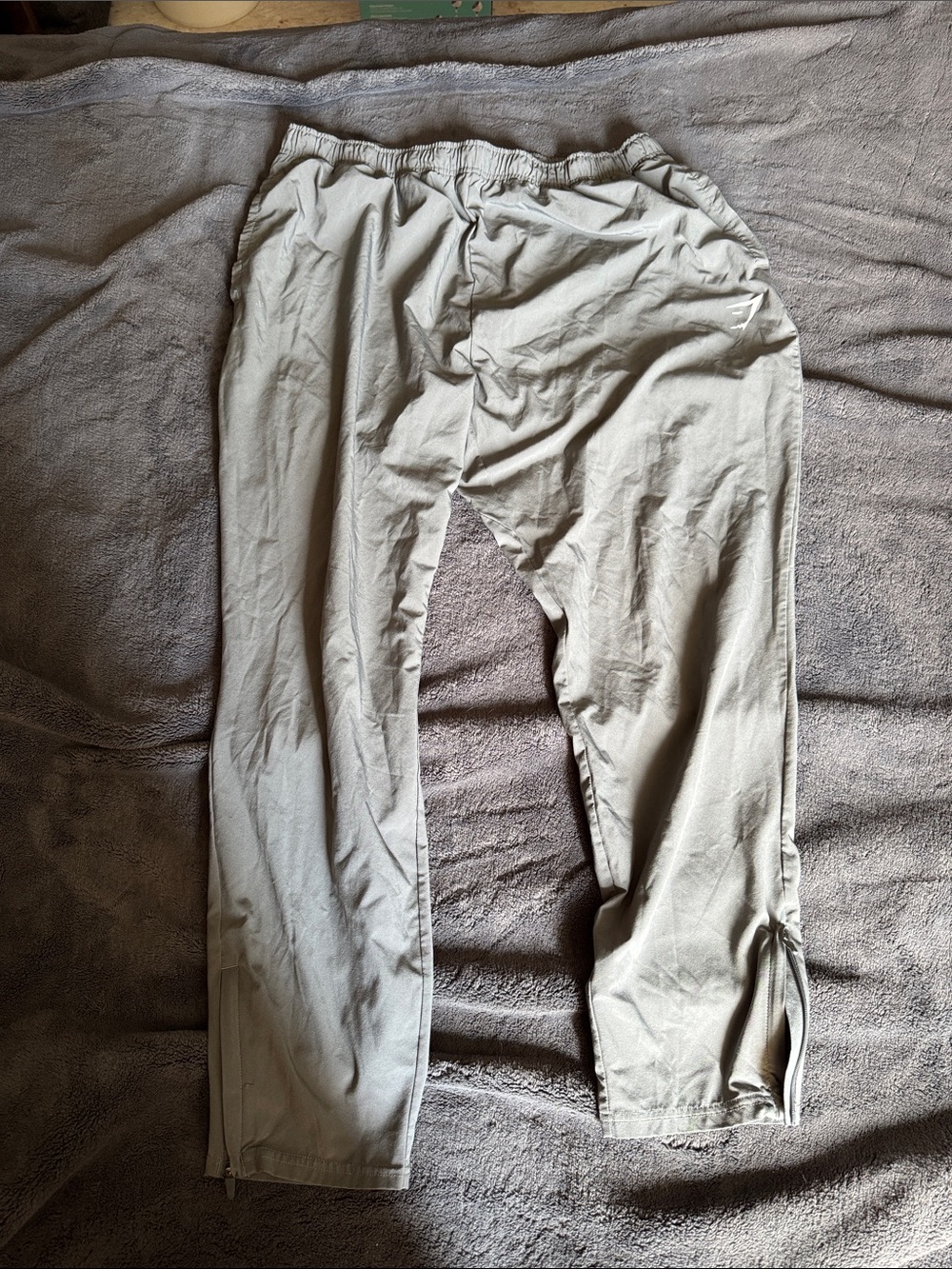 Gymshark Men's Light Gray Casual Drawstring Pants